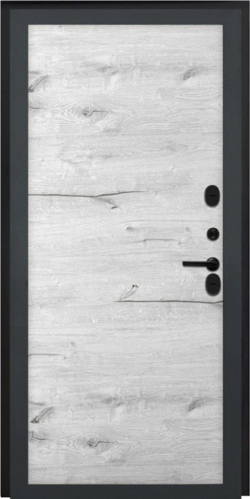 Входная дверь ДвериПРО Модель L-48 Без фрезеровки Дуб арктик горизонт DPRO204744 внутренняя сторона